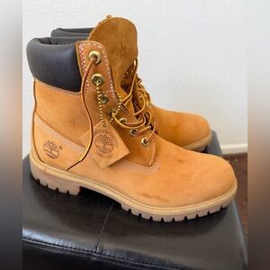 Timberland Wheat Nubuck 6-Inch Waterproof Work Boots